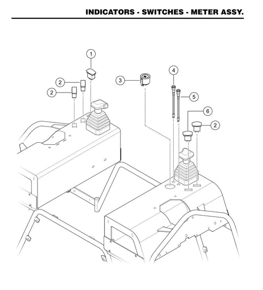 HTXD6I Indicators-Switches-Meter Assembly