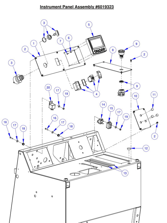 CC6561-3 Instrument Pannel Assembly