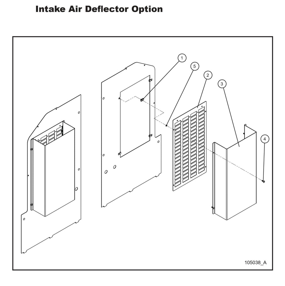 Intake Air Deflector Option Parts by Allmand