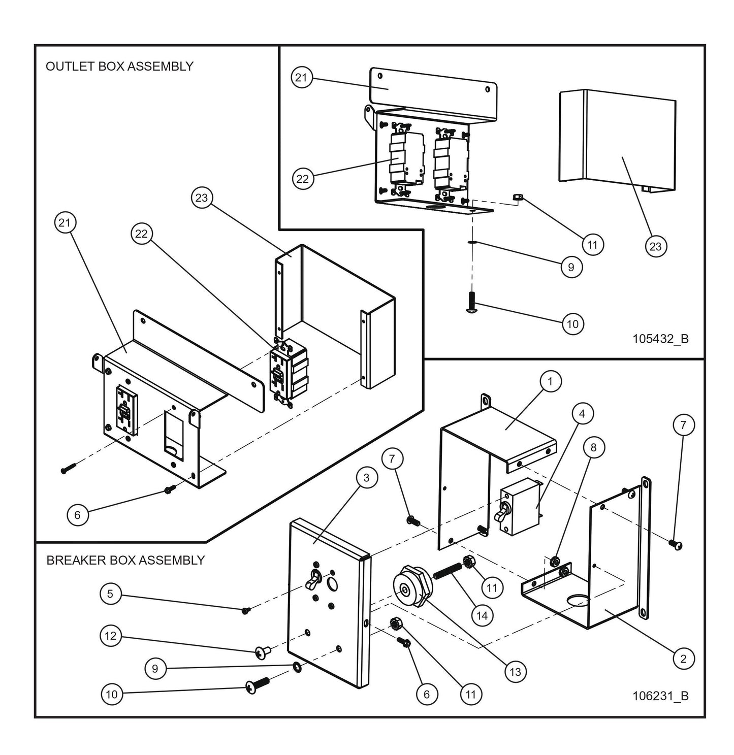 Internal GFCI Outlet Group (Fig 2) Parts By Allmand