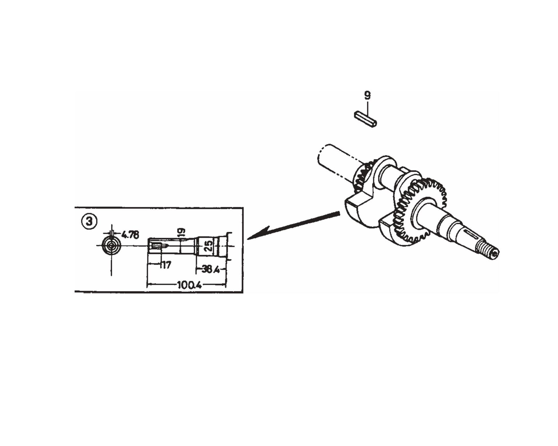 J-Series Crankshaft Assembly Parts