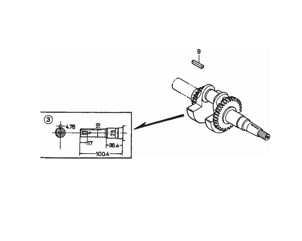 J-Series Crankshaft Assembly Parts