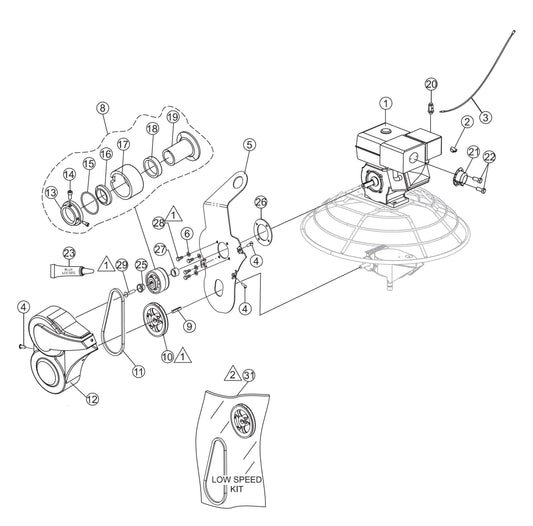 J36-M30 Engine Assembly Parts