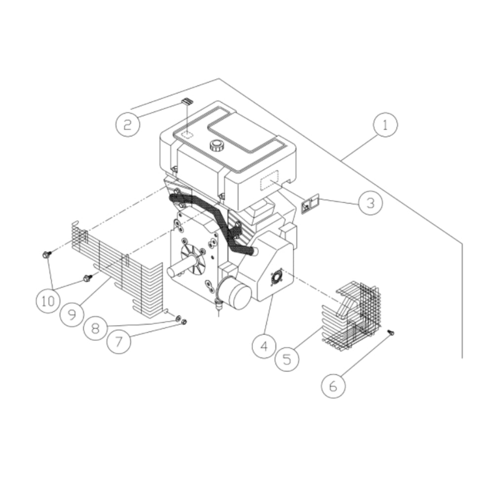 JCW-4004-0MVB Engine Assembly Parts by Mi-T-M