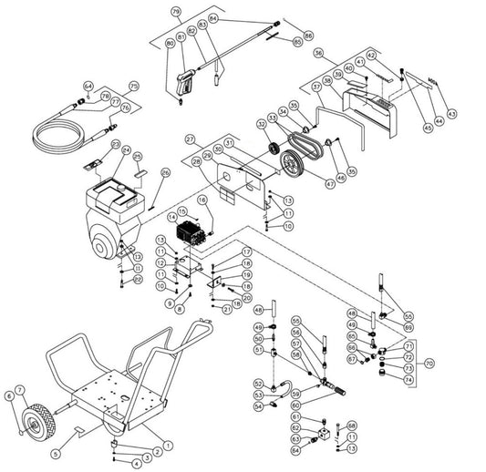 JCW-4004-0MVB (sn:10022534-10070000) Frame Assembly Parts by Mi-T-M
