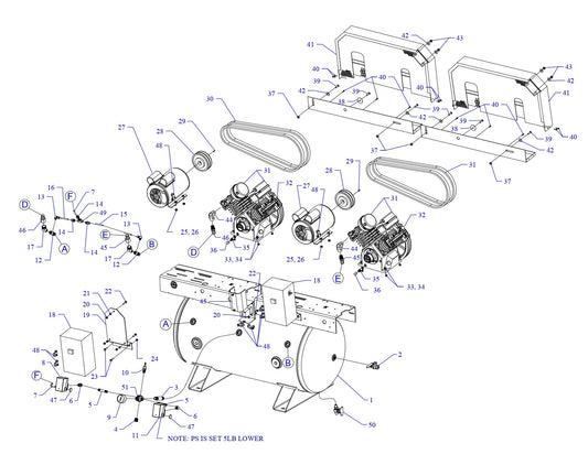 2GC3A-60-SSC Single &amp; Three Phase Assembly Parts By Jenny