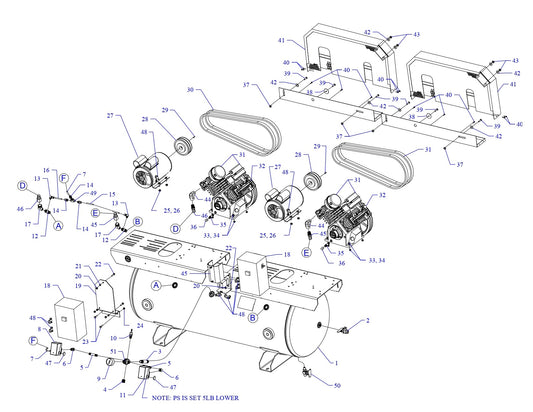 2GC3A-80-SSC Single &amp; Three Phase Assembly Parts By Jenny