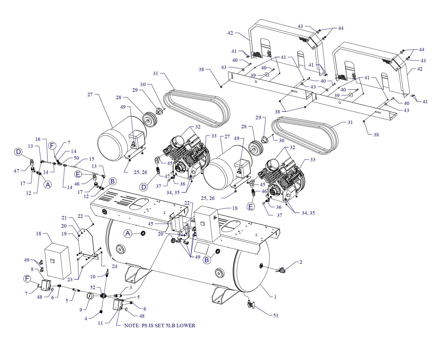 2GC5A-80-SSC Single &amp; Three Phase Assembly Parts By Jenny