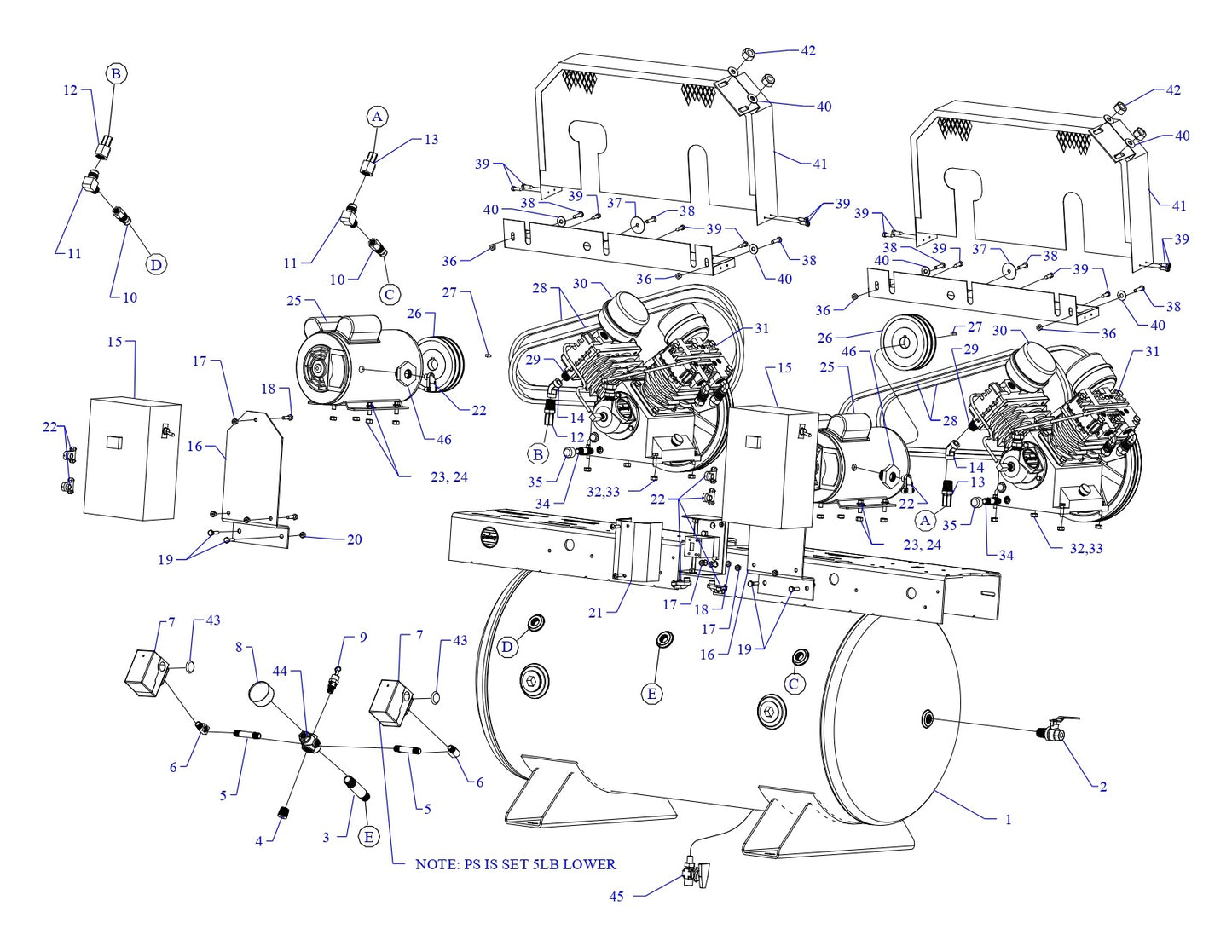 2GT3B-60-SSC Single &amp; Three Phase Assembly Parts By Jenny