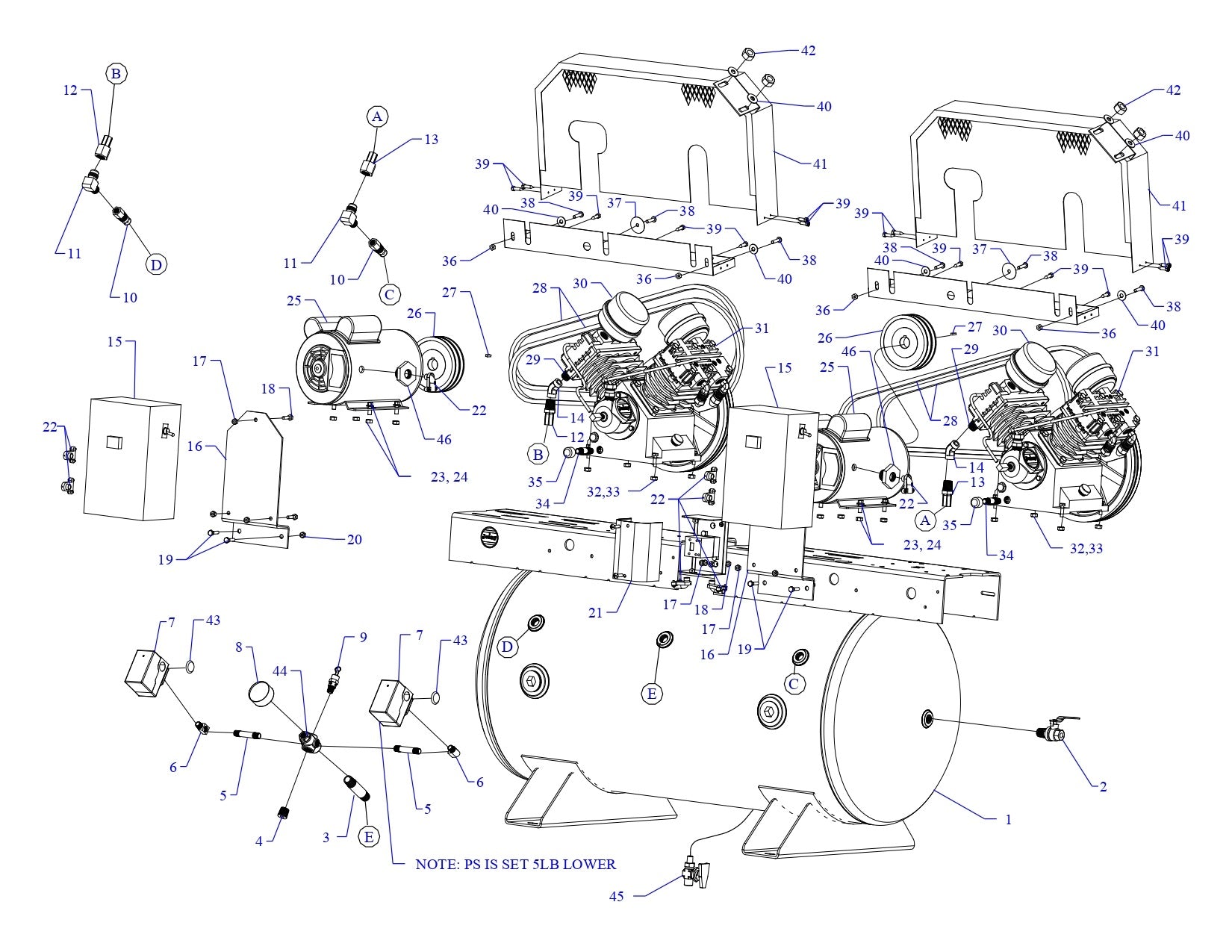2GT3B-60-SSC Single &amp; Three Phase Assembly Parts By Jenny