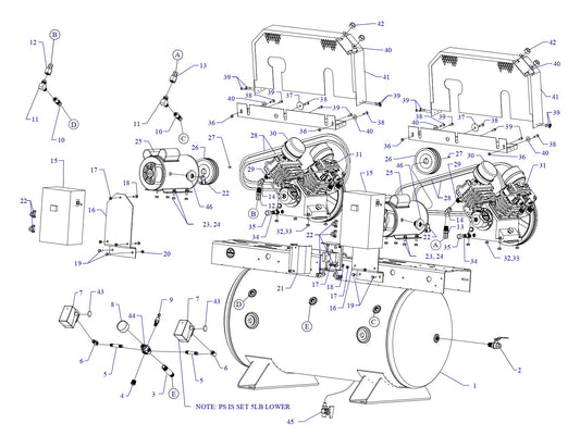 2GT3B-60-SSC Single &amp; Three Phase Assembly Parts By Jenny