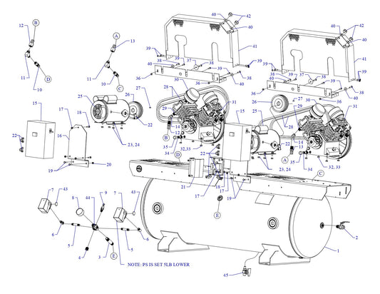 2GT3B-80-SSC Single &amp; Three Phase Assembly Parts By Jenny