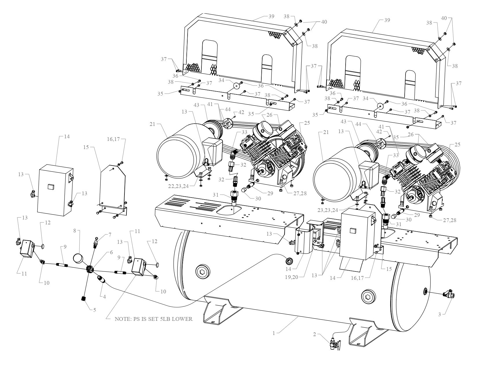 2GT5B-80-SSC Single &amp; Three Phase Assembly Parts By Jenny