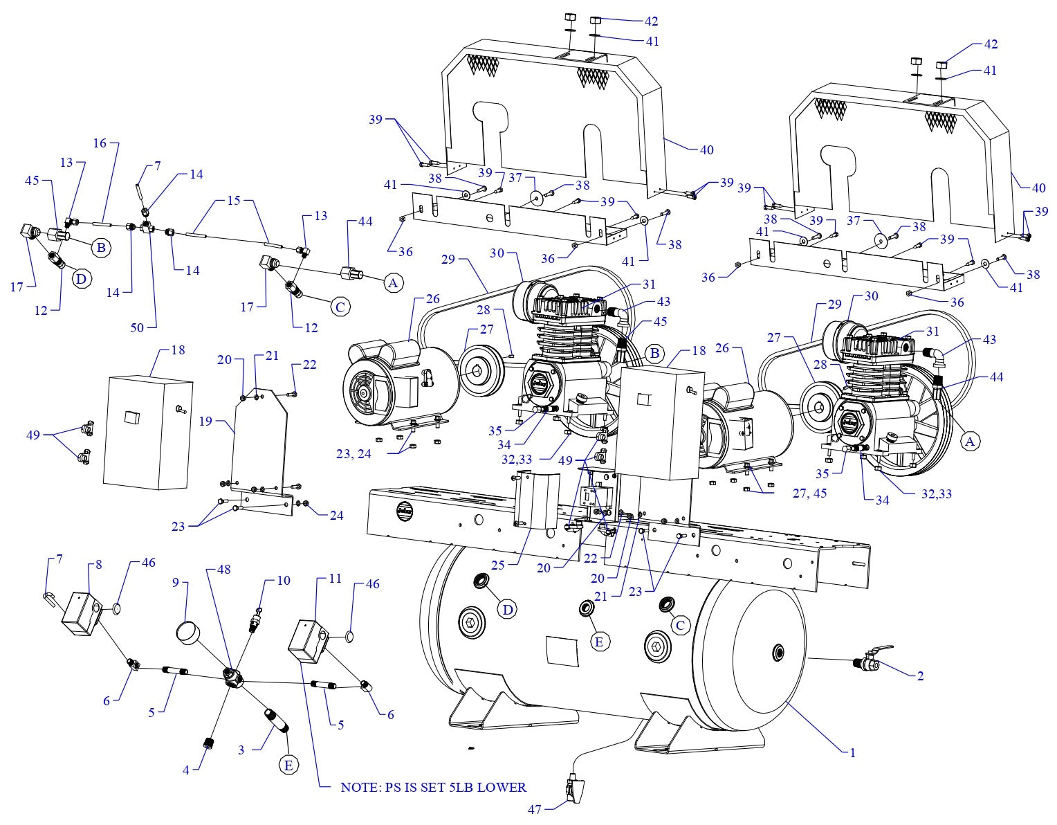2K15A-30-SSC Single &amp; Three Phase Assembly Parts By Jenny