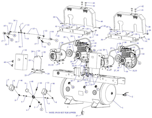 2K15A-30-SSC Single &amp; Three Phase Assembly Parts By Jenny