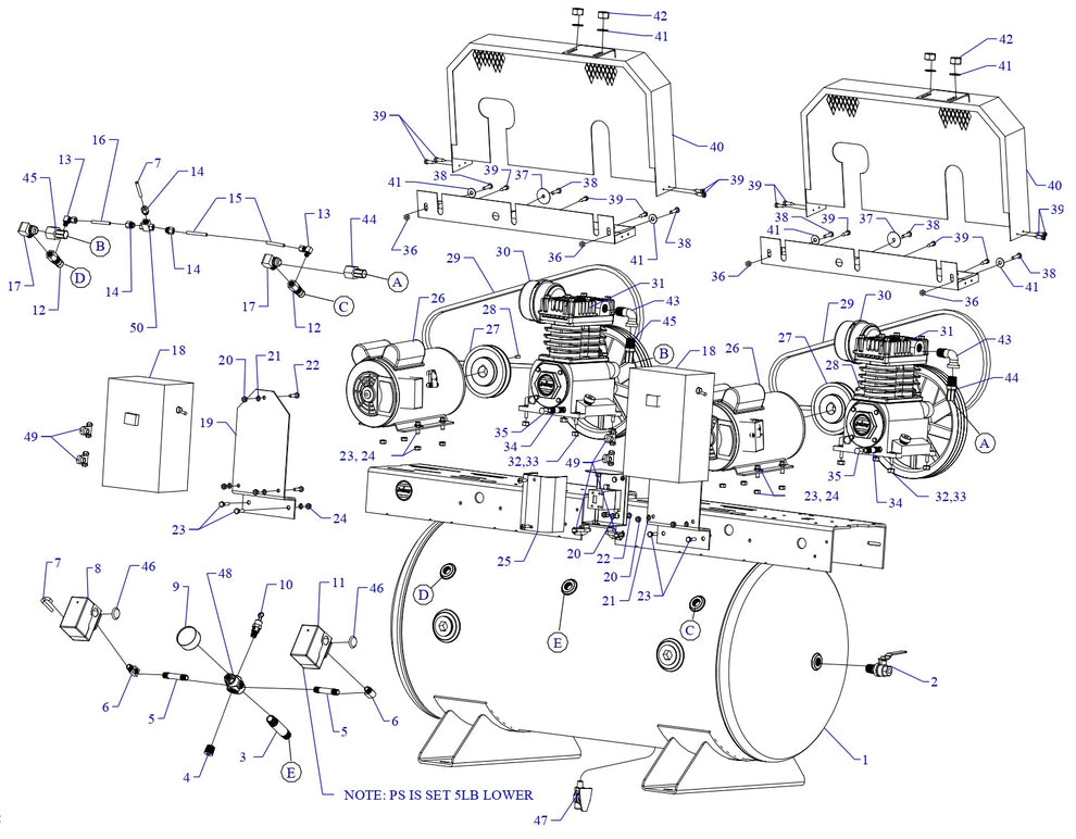 2K15A-60-SSC Single &amp; Three Phase Assembly Parts By Jenny