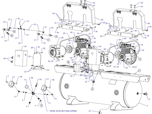 2K15A-80-SSC Single &amp; Three Phase Assembly Parts By Jenny