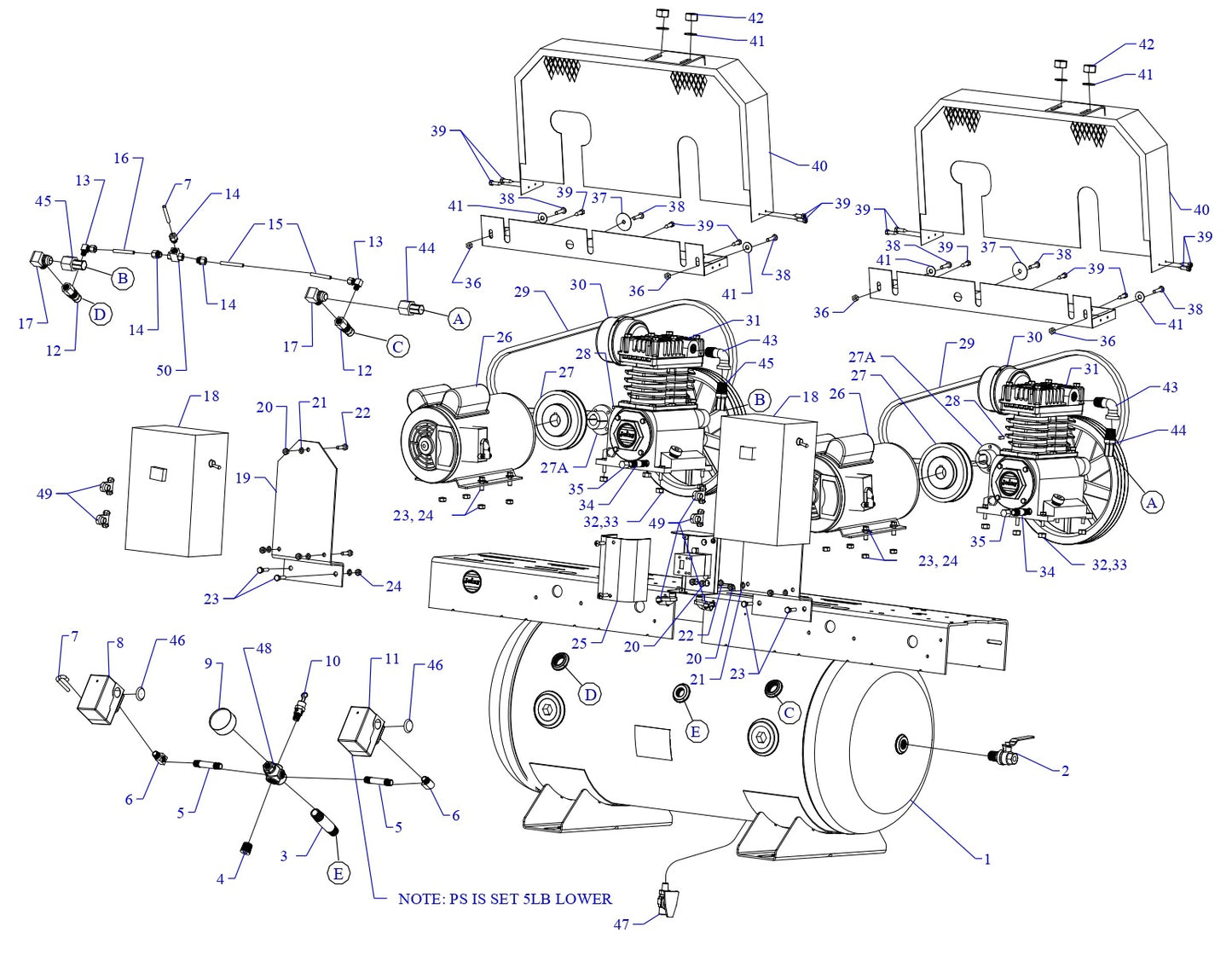 2K2A-30-SSC Single &amp; Three Phase Assembly Parts By Jenny