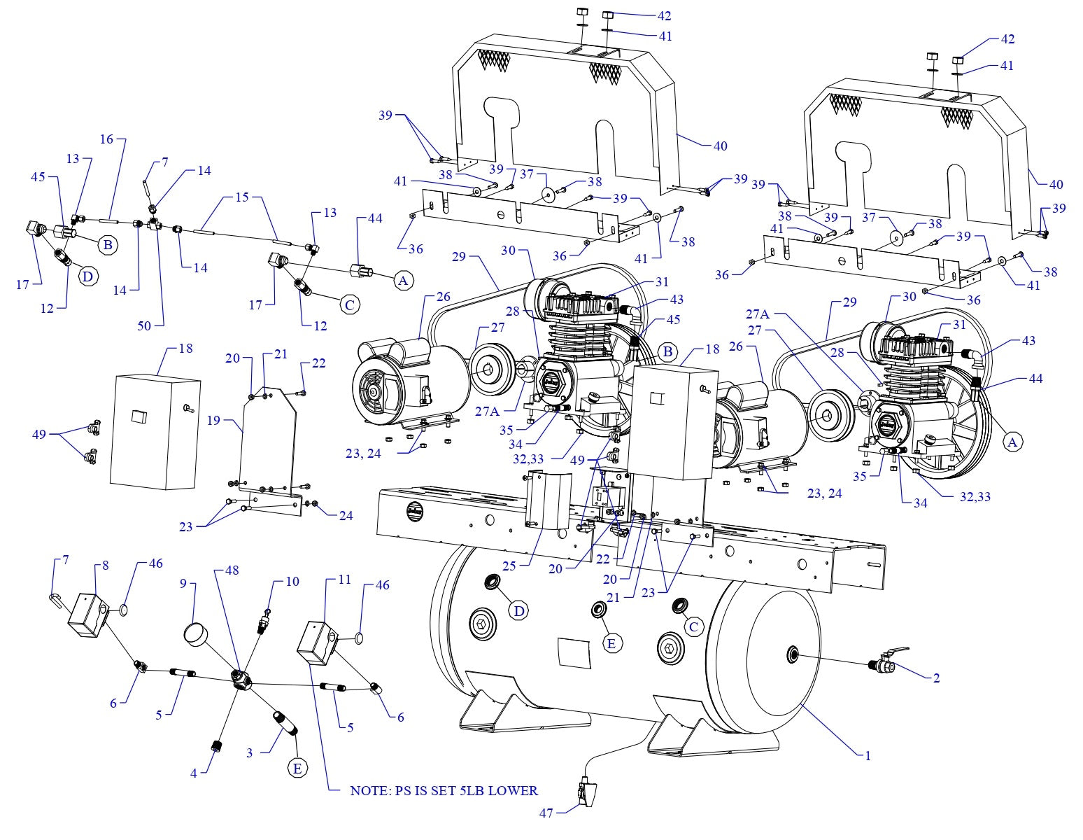 2K2A-30-SSC Single &amp; Three Phase Assembly Parts By Jenny