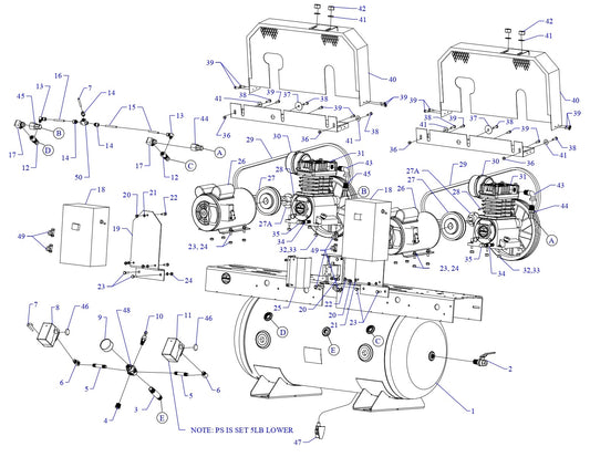 2K2A-30-SSC Single &amp; Three Phase Assembly Parts By Jenny