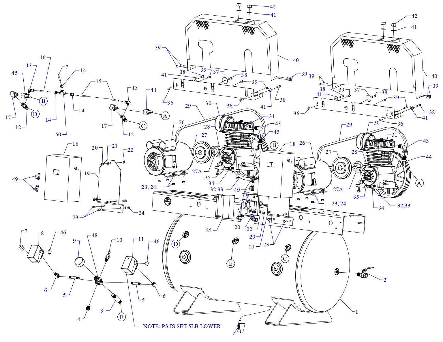2K2A-60-SSC Single &amp; Three Phase Assembly Parts By Jenny