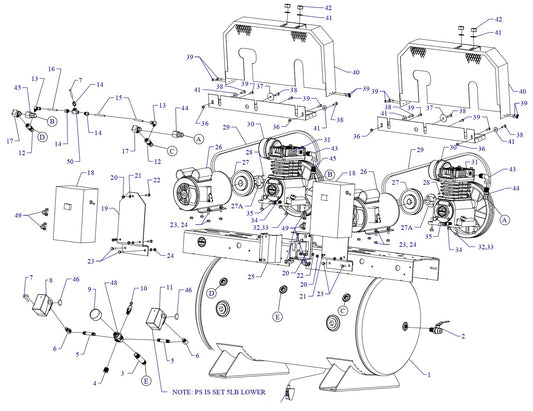 2K2A-60-SSC Single &amp; Three Phase Assembly Parts By Jenny