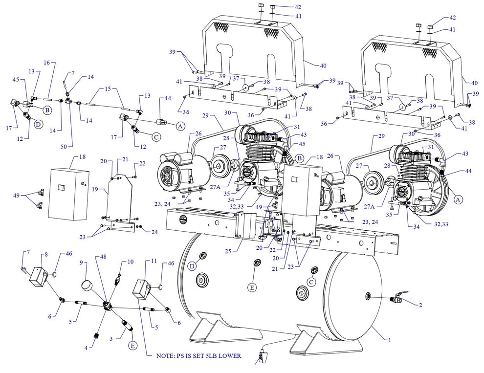 2K2A-60-SSC Single &amp; Three Phase Assembly Parts By Jenny