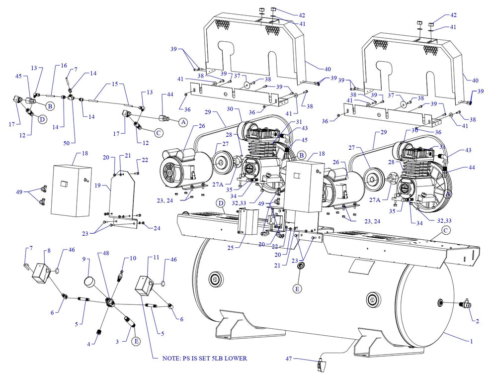 2K2A-80-SSC Single &amp; Three Phase Assembly Parts By Jenny