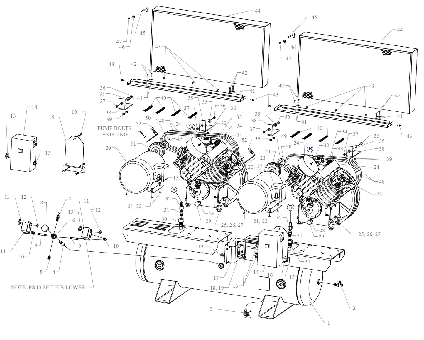 2U75C-120C-SSC Single &amp; Three Phase Assembly Parts By Jenny