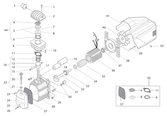 A2G246-HC4V Pump Assembly Parts