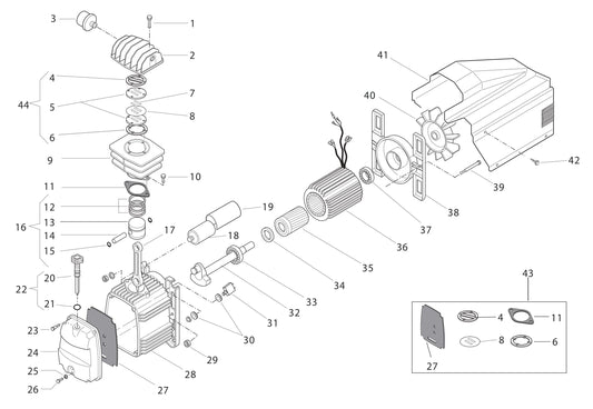 A2G246-HC5H Pump Assembly Parts
