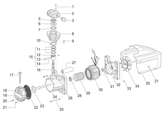 AM780-HC4V Pump Assembly Parts