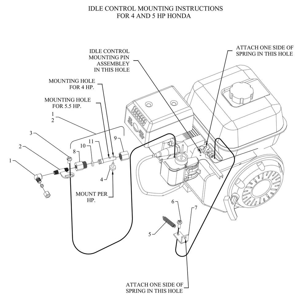 AM840-4HG-HC4V Throttle Idle Control Air Compressor Assembly Parts By Jenny