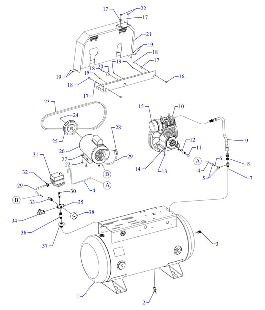 F13S-30UMS Single Phase Fire Sprinkler Assembly Parts By Jenny