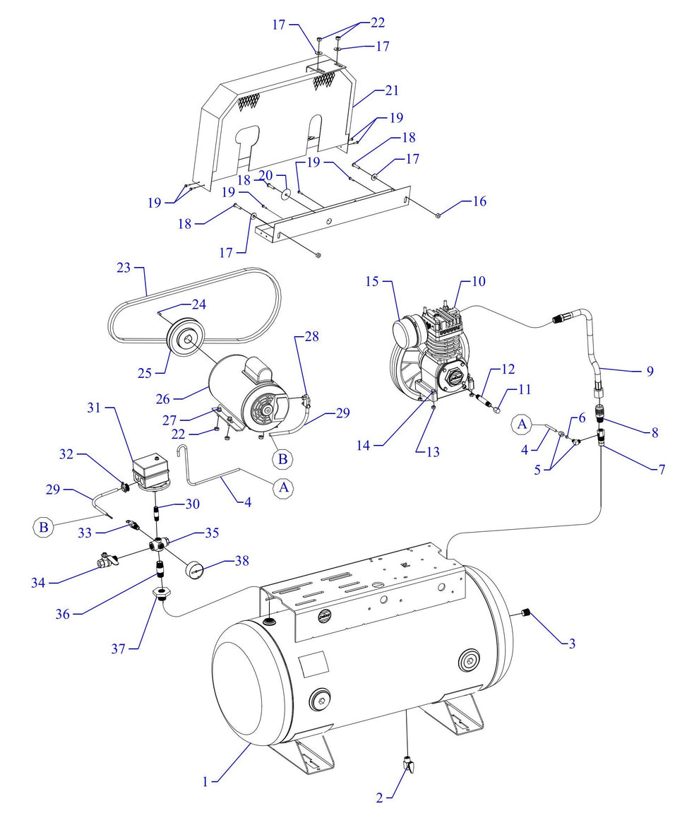F13S-30UMS Single Phase Fire Sprinkler Assembly Parts By Jenny