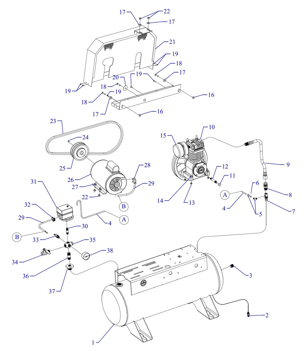 F1S-17UMS Single Phase Fire Sprinkler Assembly Parts By Jenny