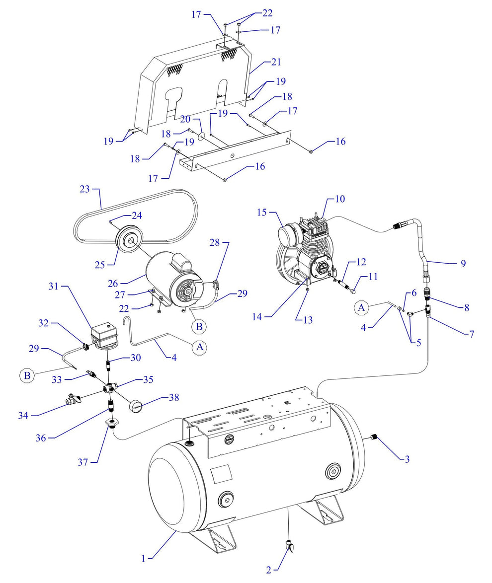 F1S-30UMS Single Phase Fire Sprinkler Assembly Parts By Jenny