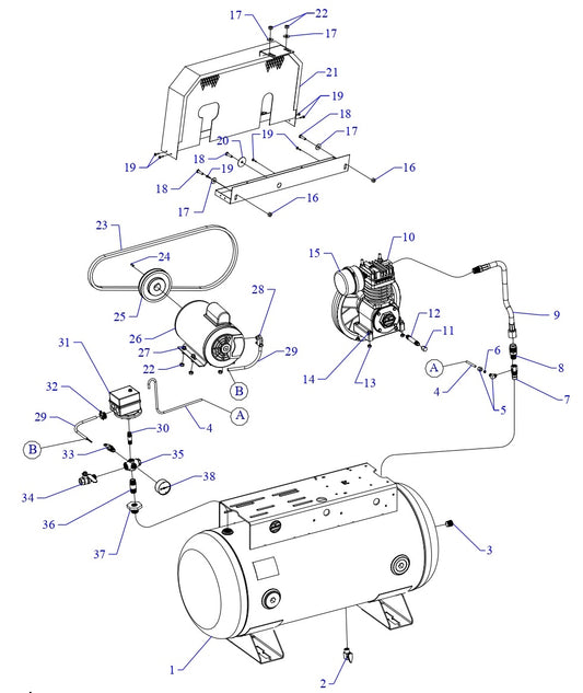F1S-30UMS Single Phase Fire Sprinkler Assembly Parts By Jenny