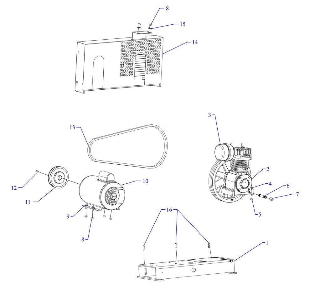 F1S-BS Single Phase Assembly Parts