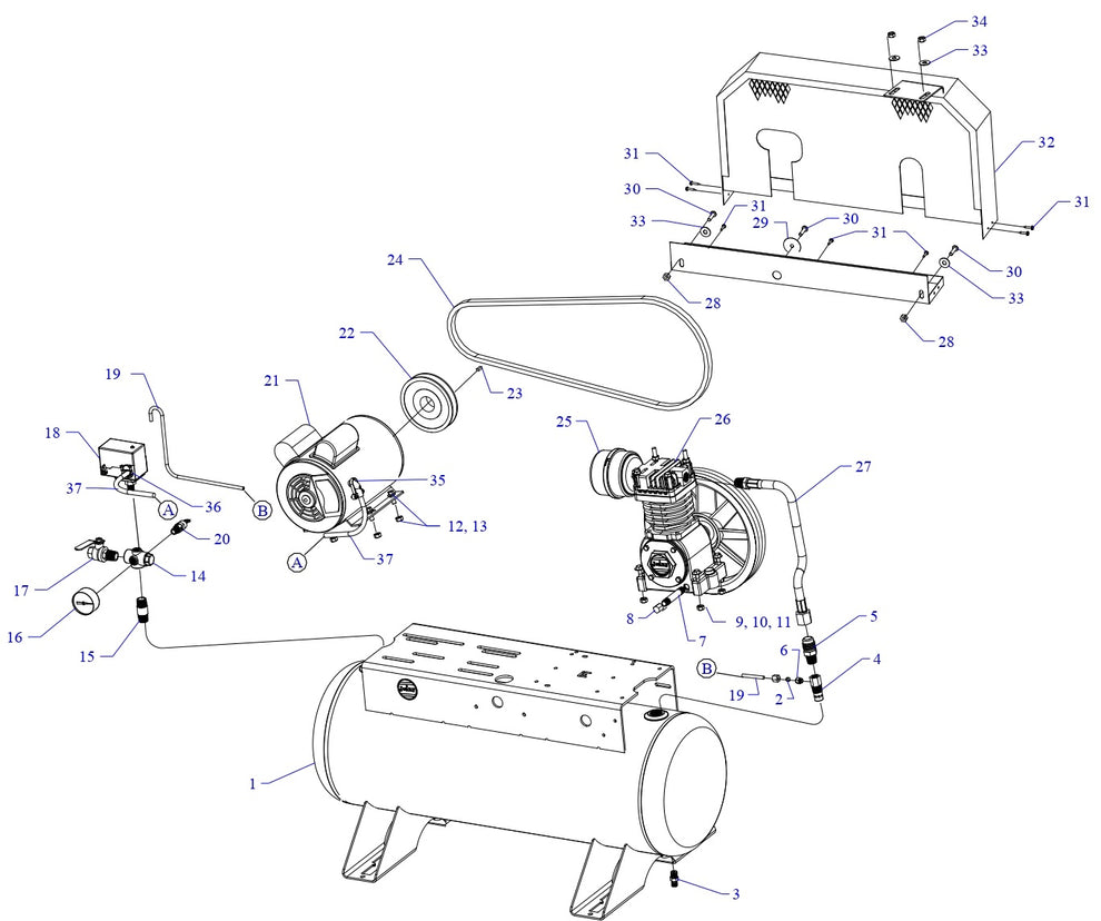 F34A-17-SSC Single &amp; Three Phase Assembly Parts By Jenny