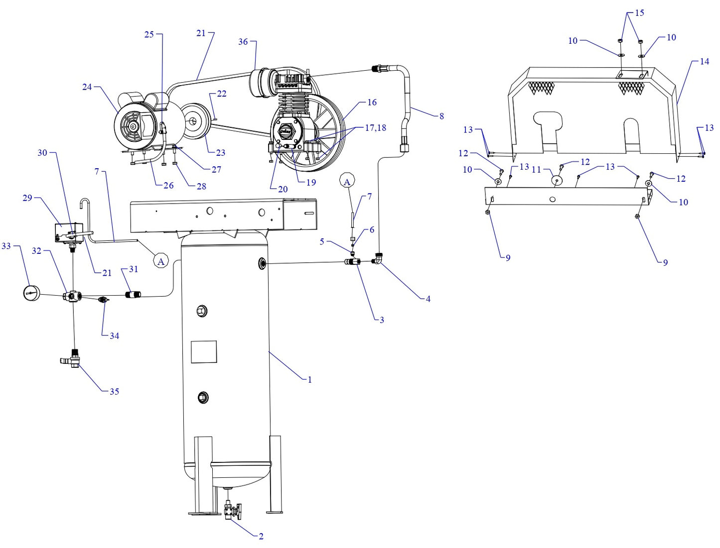 F34A-17V-SSC Single &amp; Three Phase Assembly Parts By Jenny