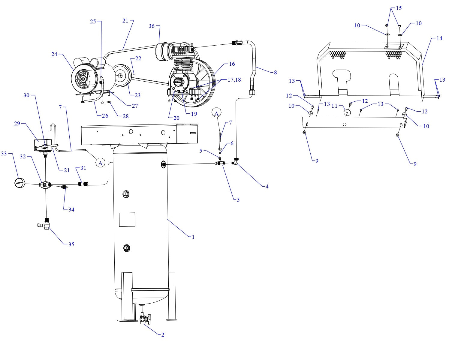F34A-17V-SSC Single &amp; Three Phase Assembly Parts By Jenny