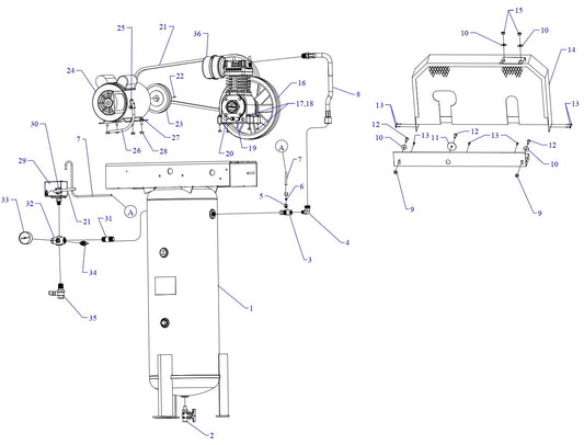 F34A-17V-SSC Single &amp; Three Phase Assembly Parts By Jenny