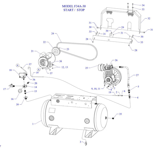 F34A-30-SSC Single & Three Phase Assembly Parts By Jenny
