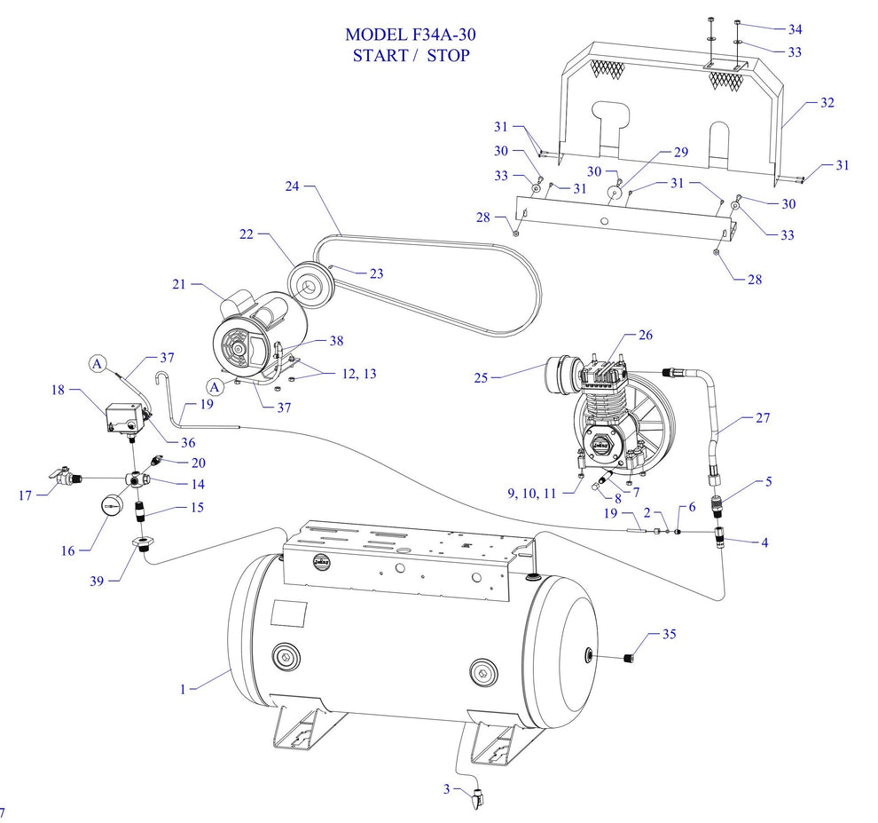 F34A-30-SSC Single & Three Phase Assembly Parts By Jenny
