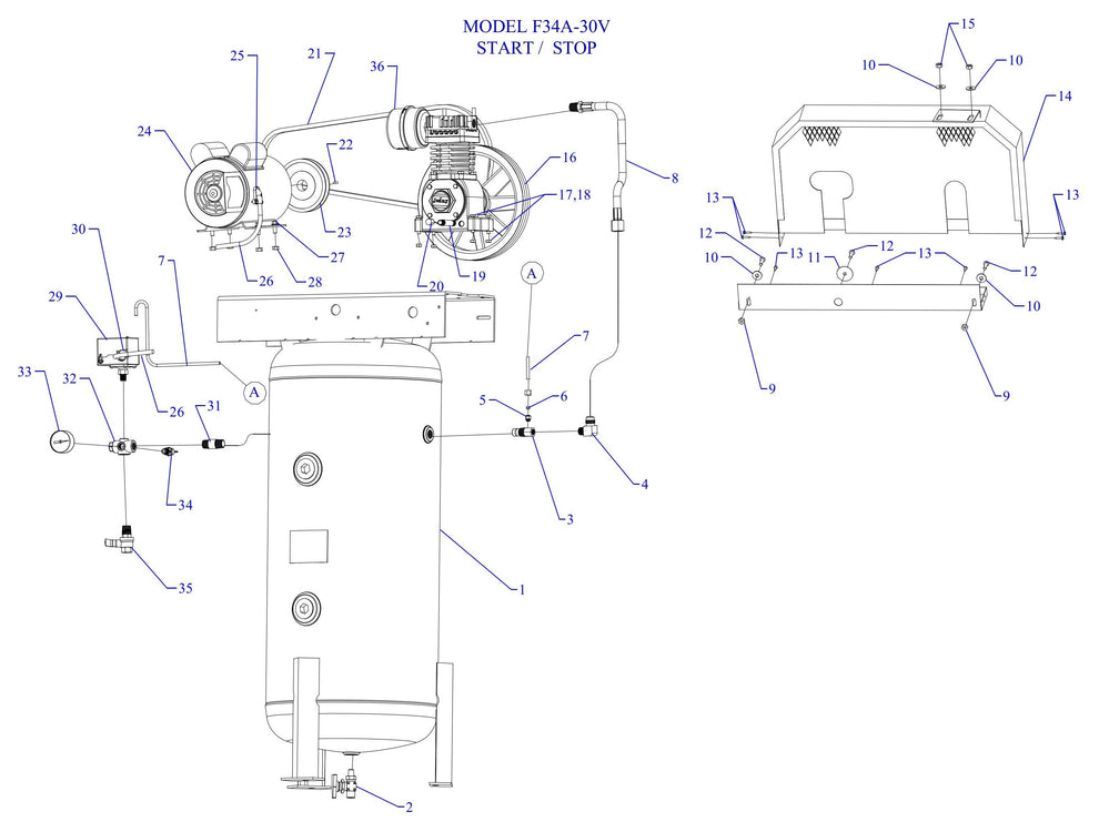 F34A-30V-SSC Single & Three Phase Assembly Parts By Jenny
