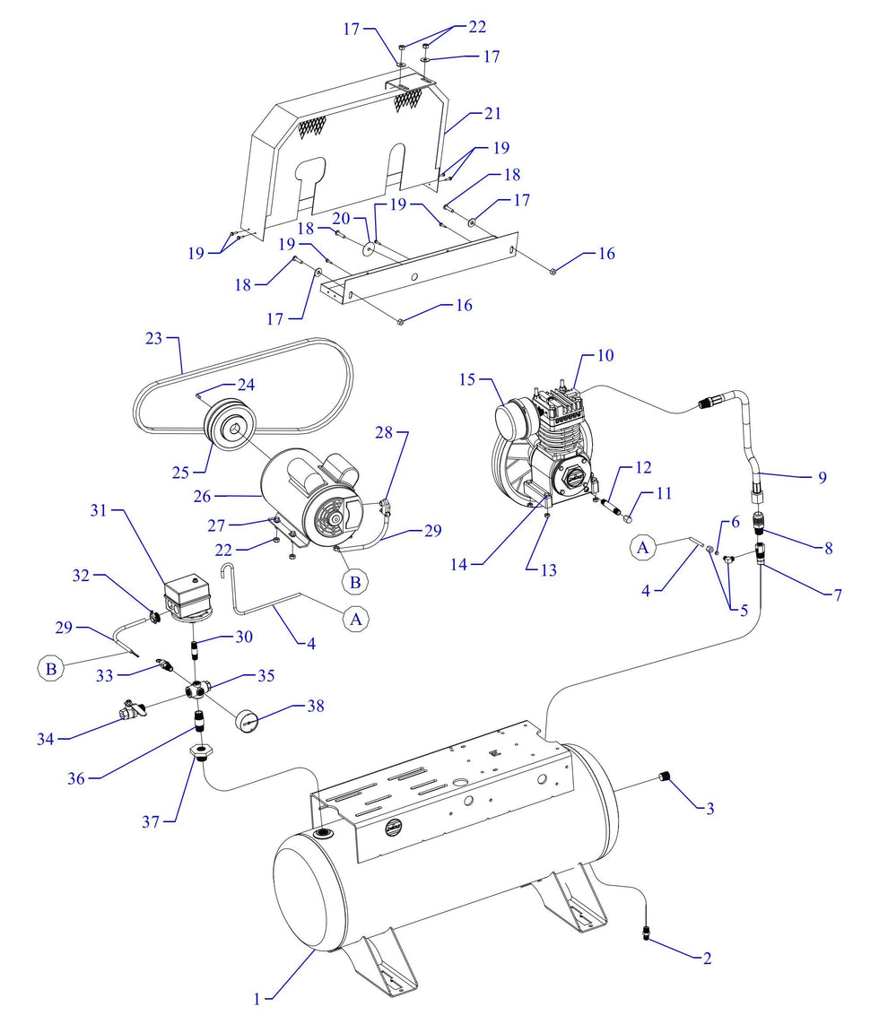F34S-17UMS Single Phase Fire Sprinkler Assembly Parts By Jenny