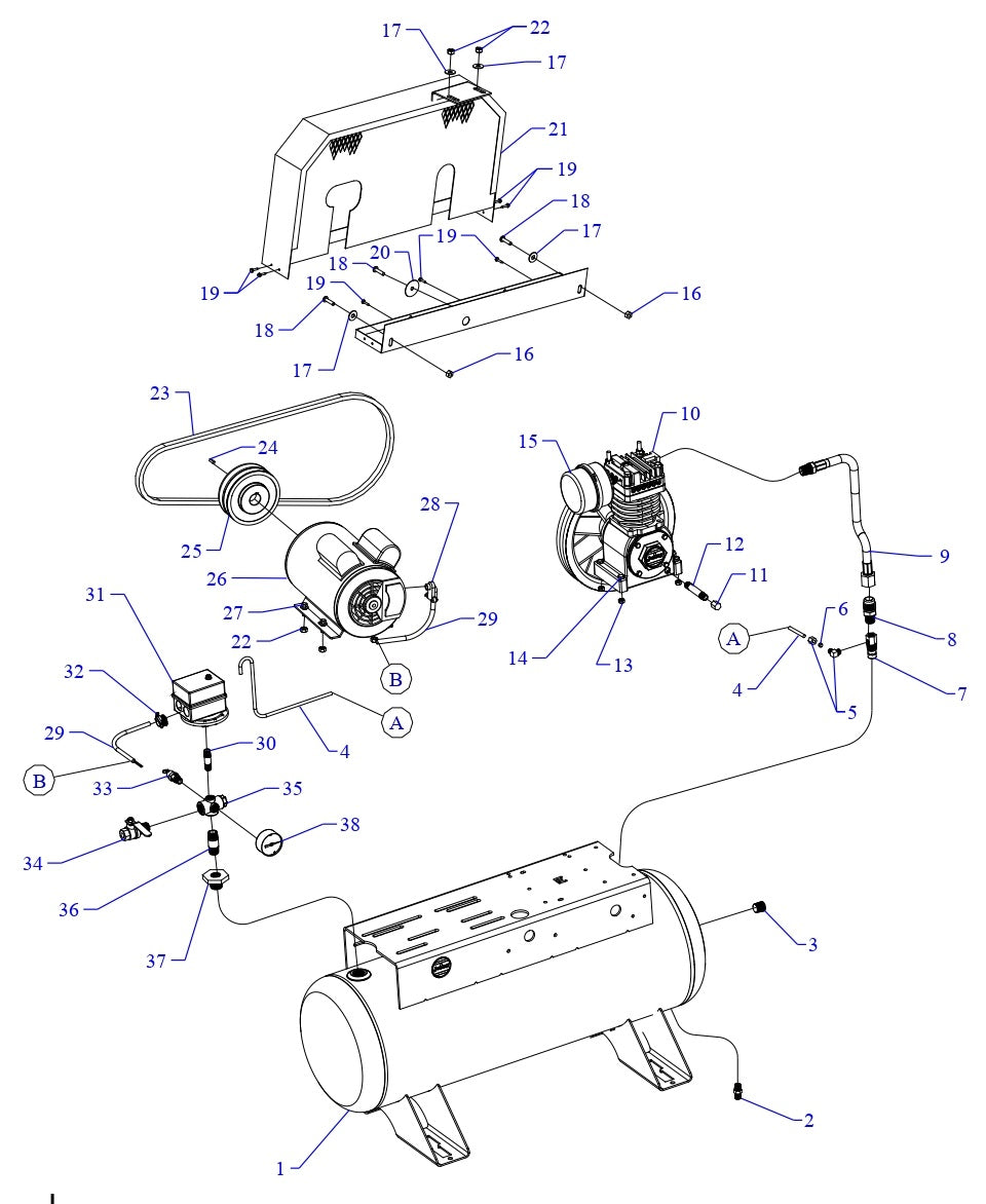 F34S-17UMS Single Phase Fire Sprinkler Assembly Parts By Jenny