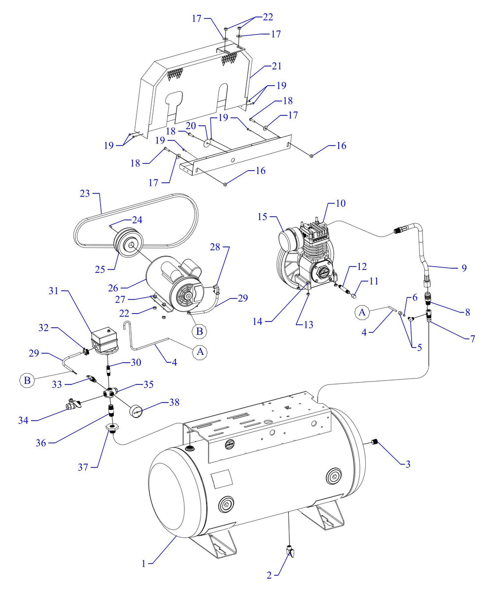 F34S-30UMS Single Phase Fire Sprinkler Assembly Parts By Jenny