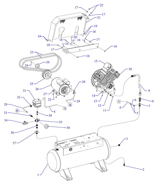 G2S-17UMS Single Phase Fire Sprinkler Assembly Parts By Jenny